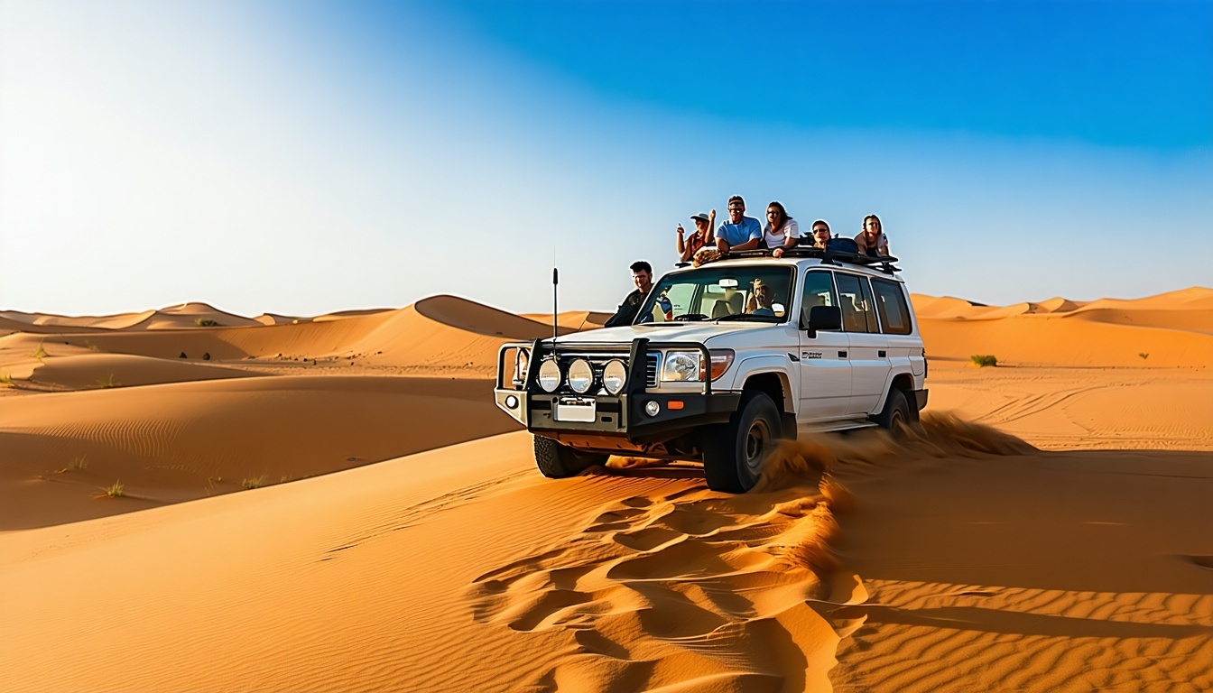 Luxury desert safari experience